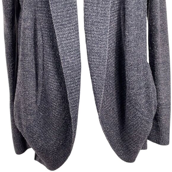 BAREFOOT DREAMS Cozychic Lite Circle Cardigan Sweater Size XS/S Open #452 Brown - Picture 7 of 16